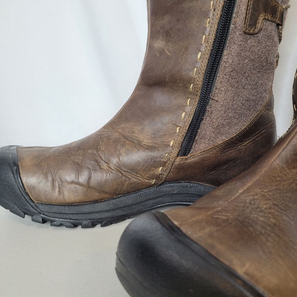 Keen Women's Winthrop II Waterproof Dry Leather Boots - Size 9.5 - Picture 10 of 16